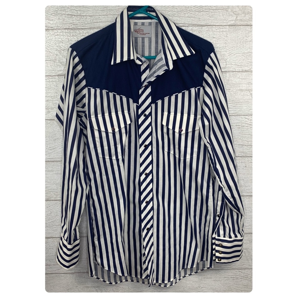 Kenny Rogers Western Collection Shirt Mens Snap Up